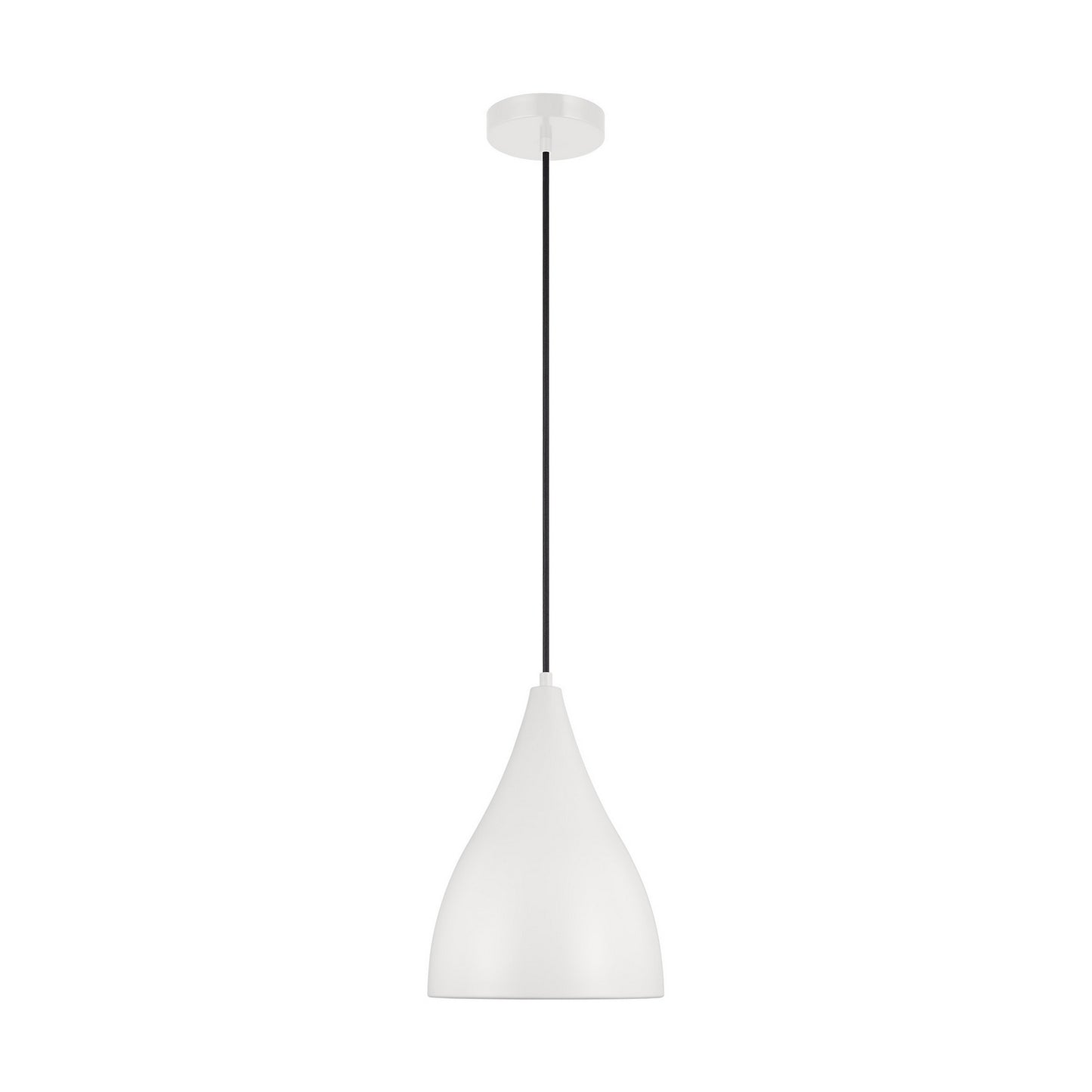 Oden One Light Pendant in Matte White