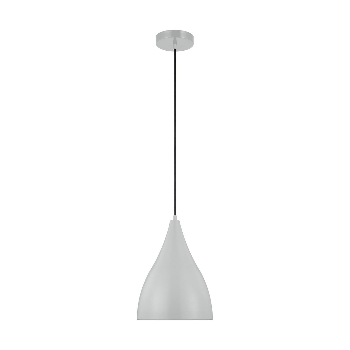 Oden One Light Pendant in Matte Grey