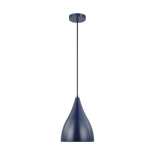 Oden One Light Pendant in Navy