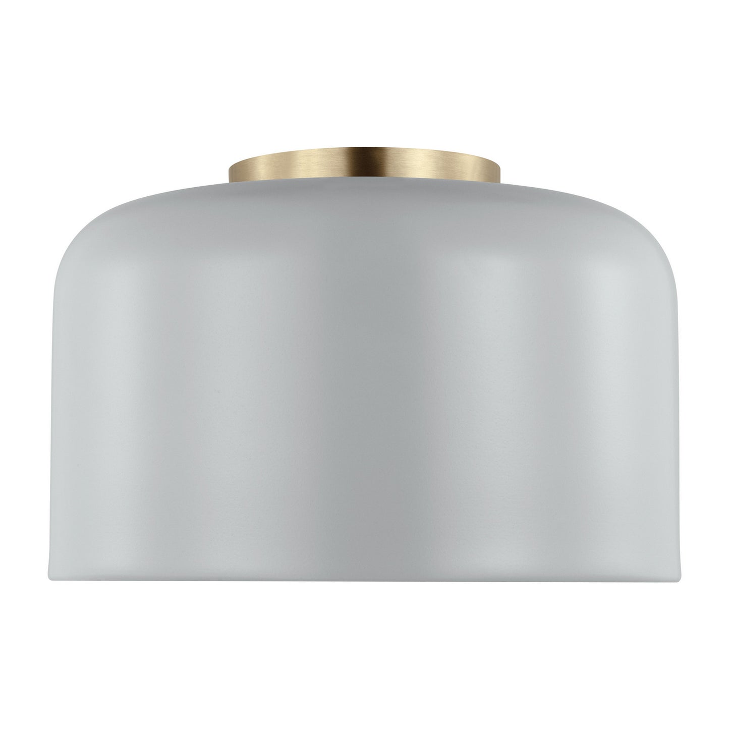 Malone One Light Flush Mount in Matte Grey