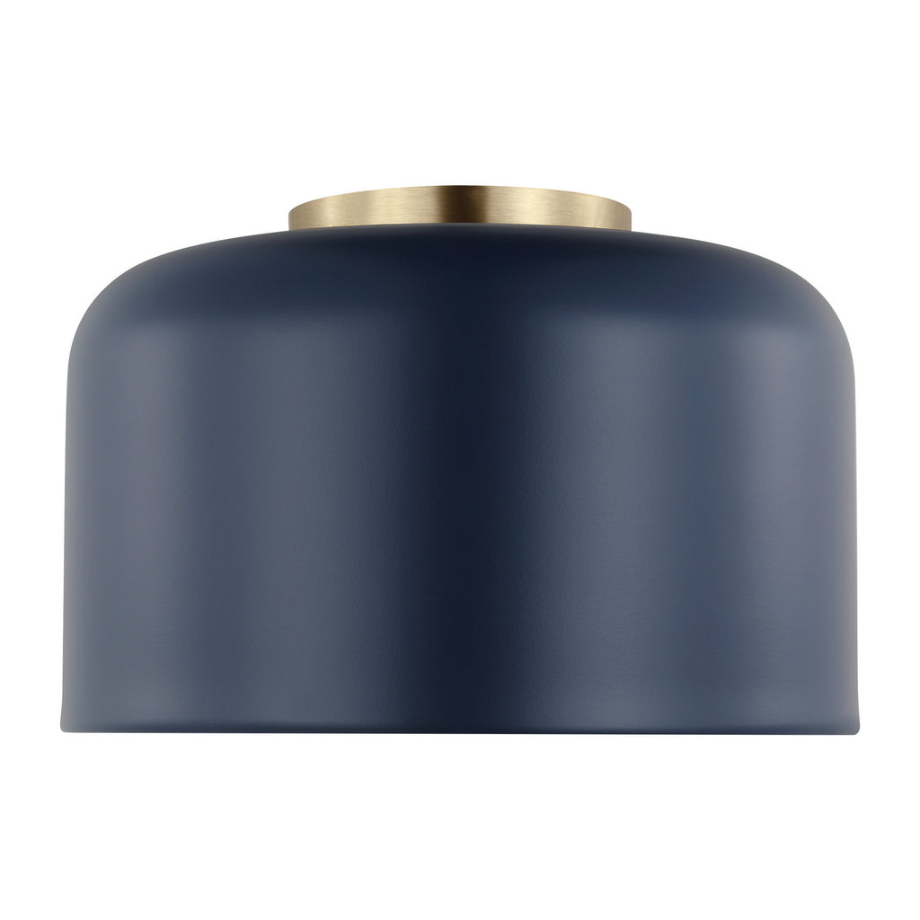 Malone One Light Flush Mount in Navy