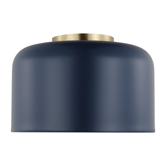 Malone One Light Flush Mount in Navy