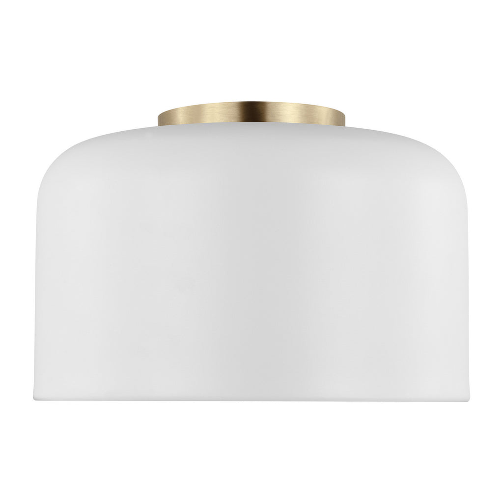 Malone LED Flush Mount in Matte White