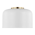 Malone LED Flush Mount in Matte White
