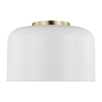 Malone LED Flush Mount in Matte White