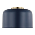Malone LED Flush Mount in Navy