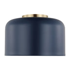 Malone LED Flush Mount in Navy
