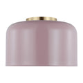 Malone LED Flush Mount in Rose