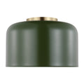 Malone LED Flush Mount in Olive