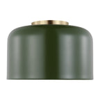 Malone LED Flush Mount in Olive