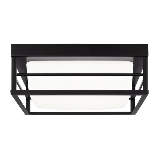 Dearborn LED Flush Mount in Midnight Black