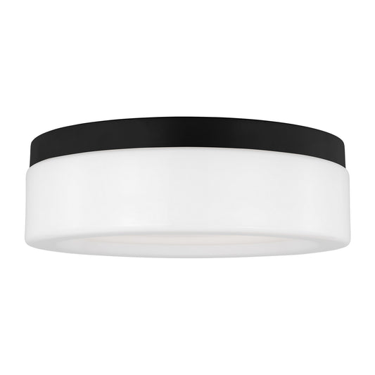 Rhett LED Flush Mount in Midnight Black