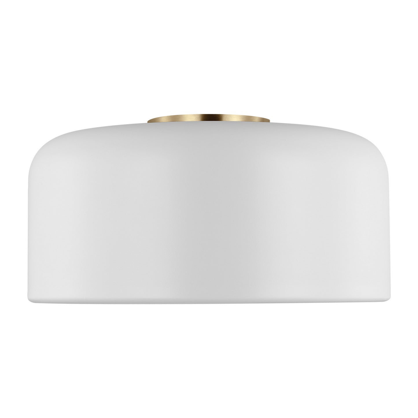 Malone One Light Flush Mount in Matte White