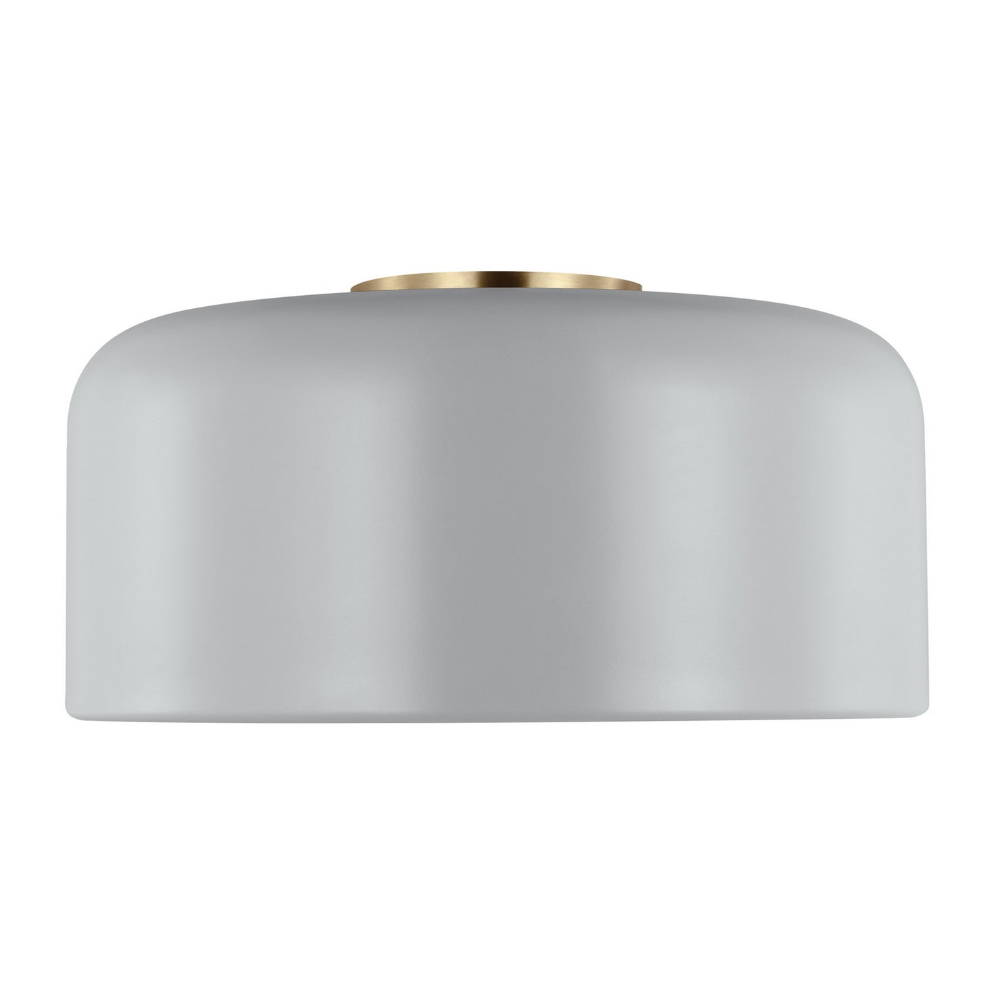 Malone One Light Flush Mount in Matte Grey