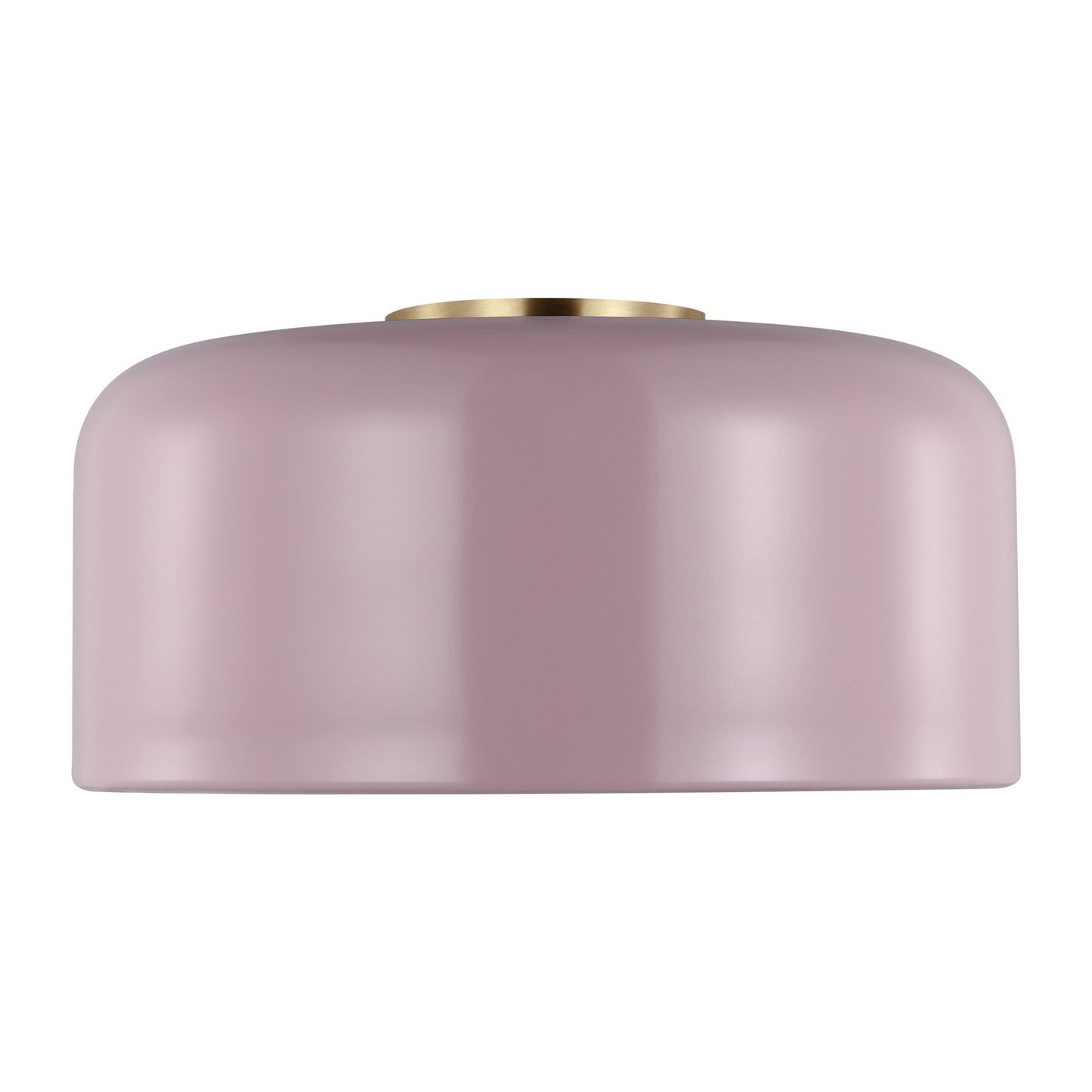 Malone One Light Flush Mount in Rose
