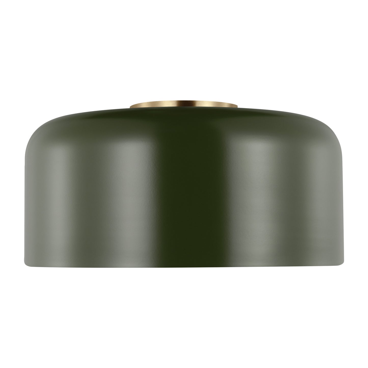 Malone One Light Flush Mount in Olive
