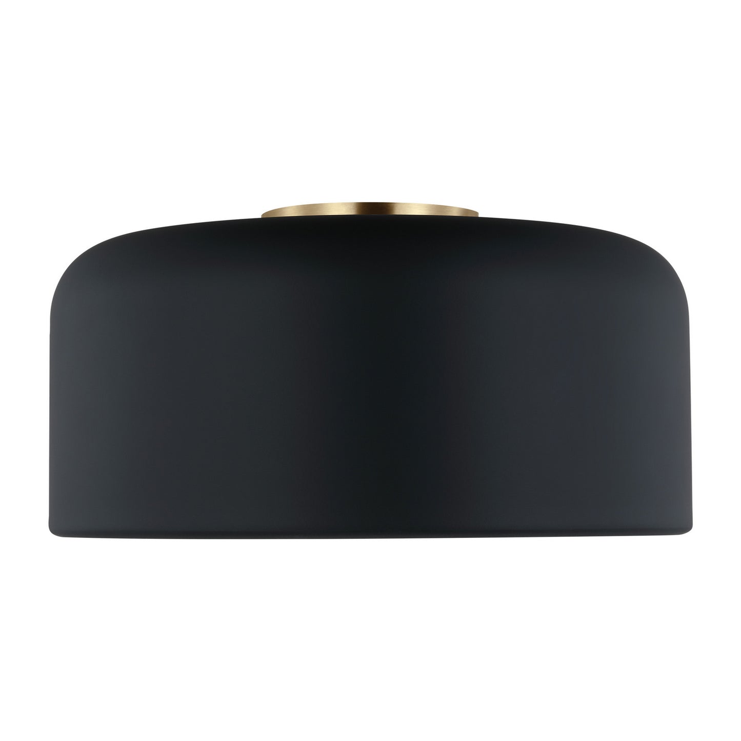 Malone LED Flush Mount in Midnight Black