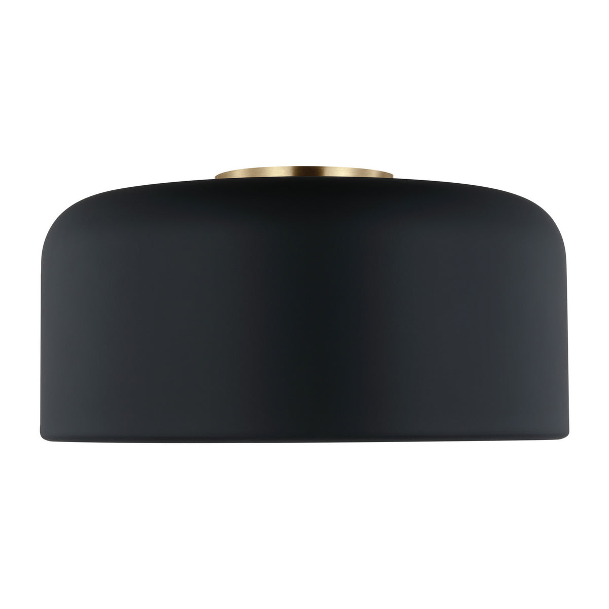 Malone LED Flush Mount in Midnight Black