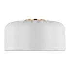 Malone LED Flush Mount in Matte White