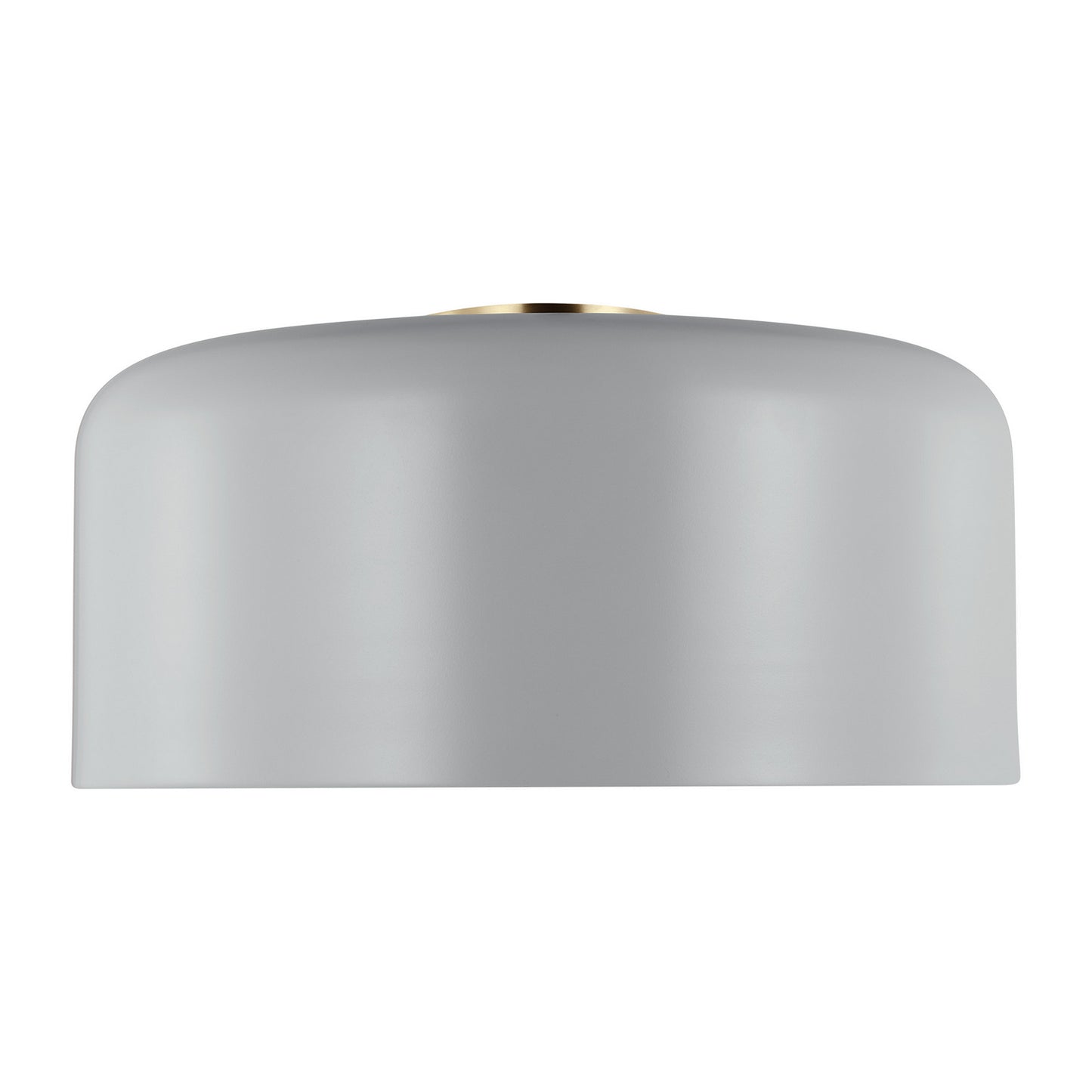 Malone One Light Flush Mount in Matte Grey