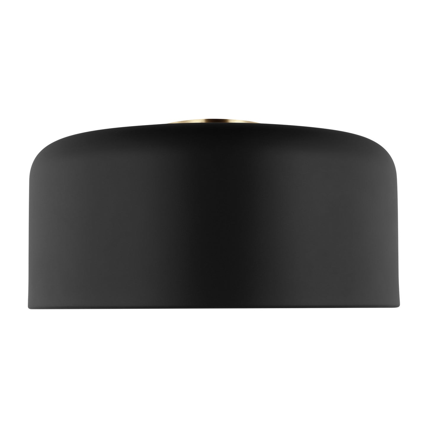 Malone LED Flush Mount in Midnight Black