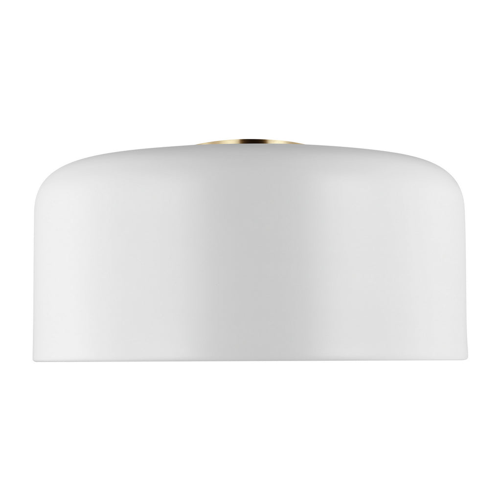 Malone LED Flush Mount in Matte White