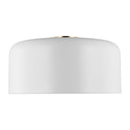 Malone LED Flush Mount in Matte White