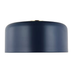 Malone LED Flush Mount in Navy