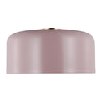 Malone LED Flush Mount in Rose
