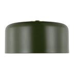 Malone LED Flush Mount in Olive