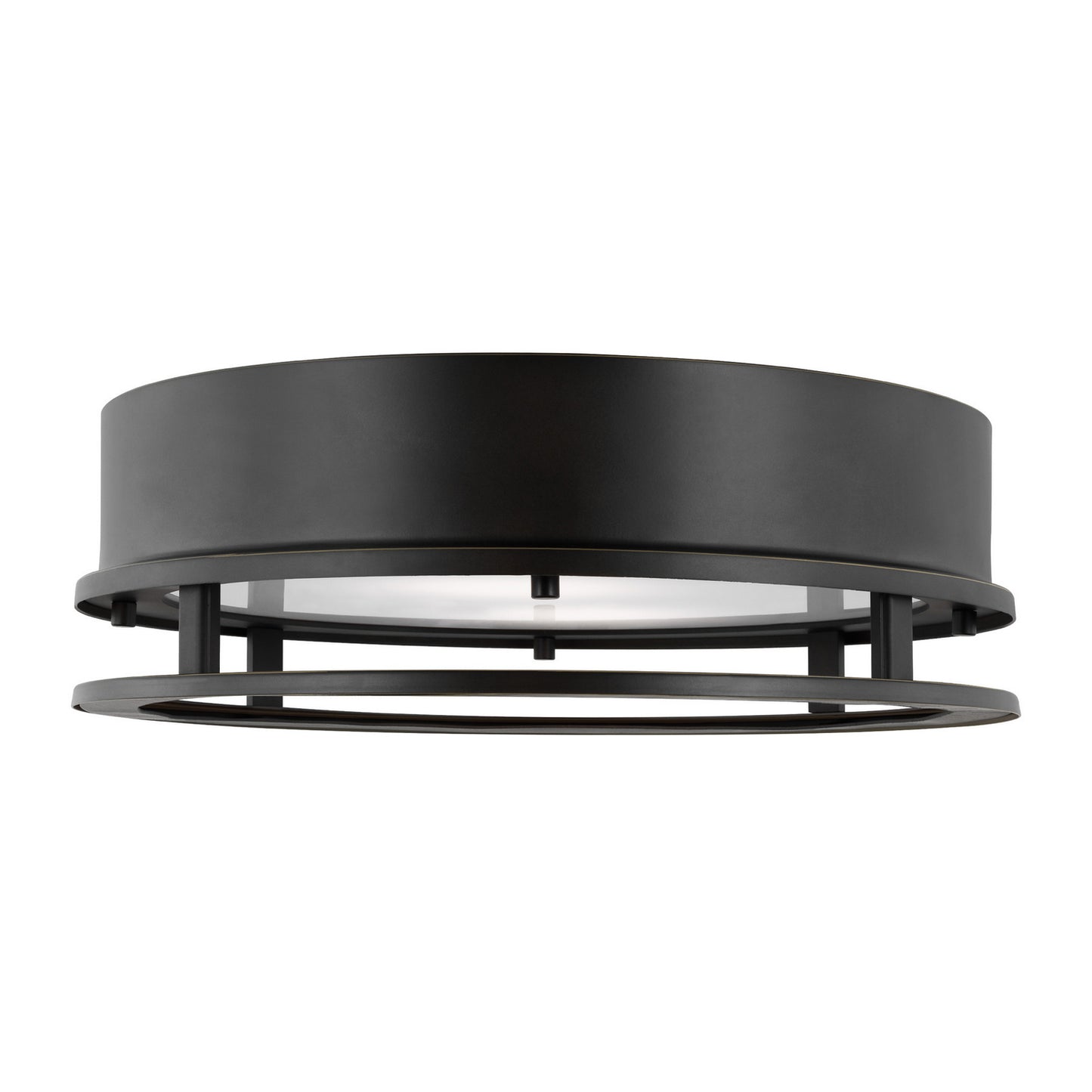 Union LED Outdoor Flush Mount in Antique Bronze