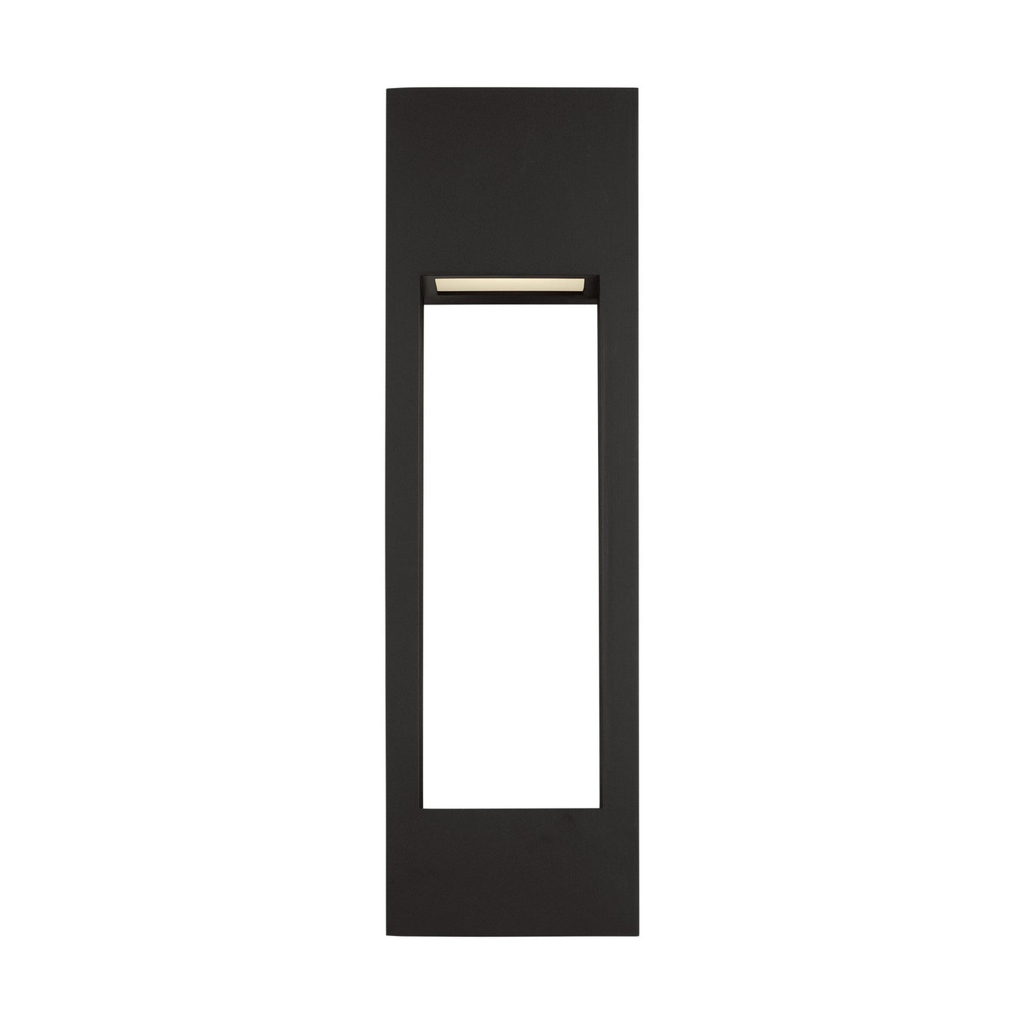 Testa LED Outdoor Wall Lantern in Black