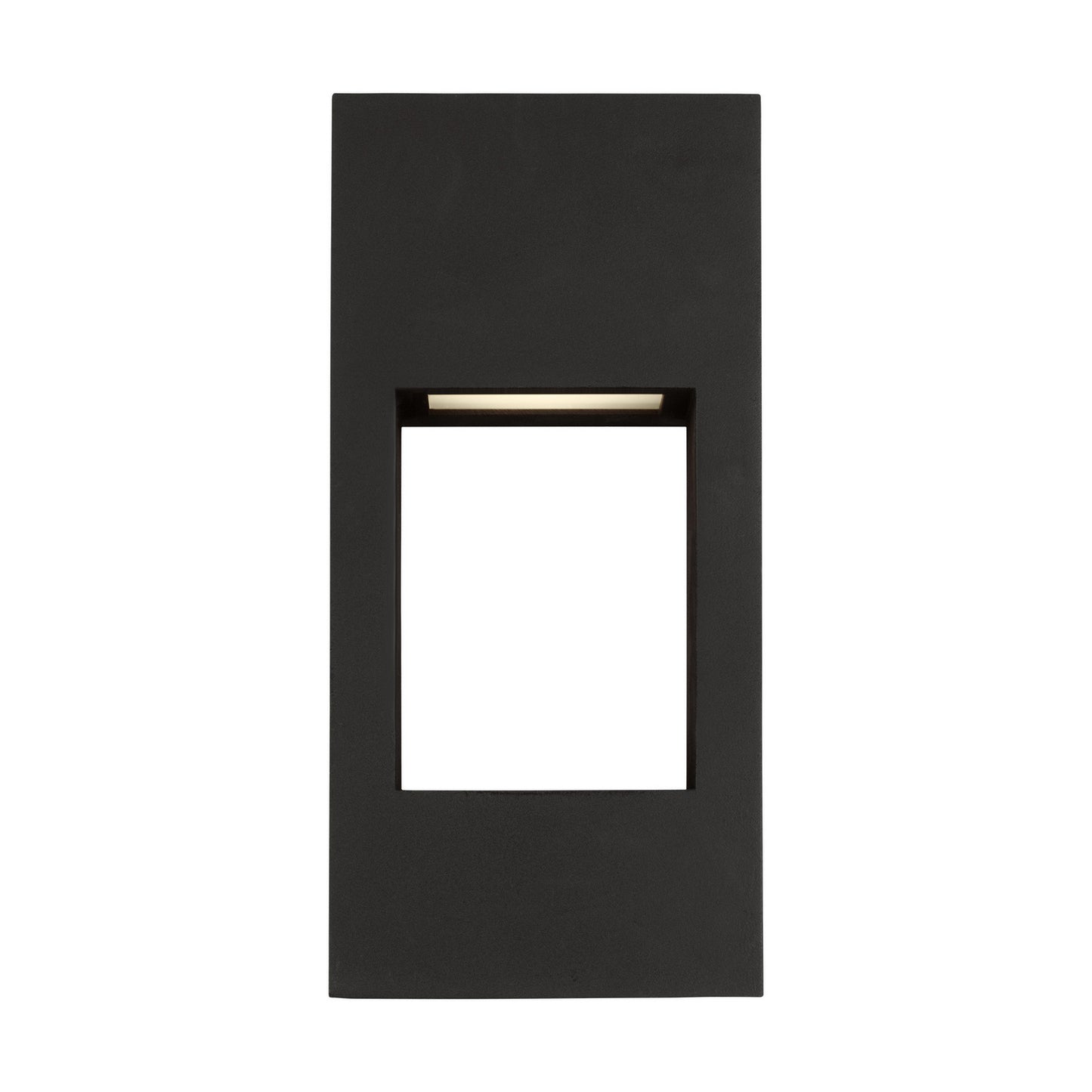 Testa LED Outdoor Wall Lantern in Black