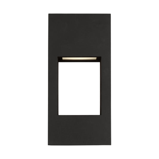 Testa LED Outdoor Wall Lantern in Black