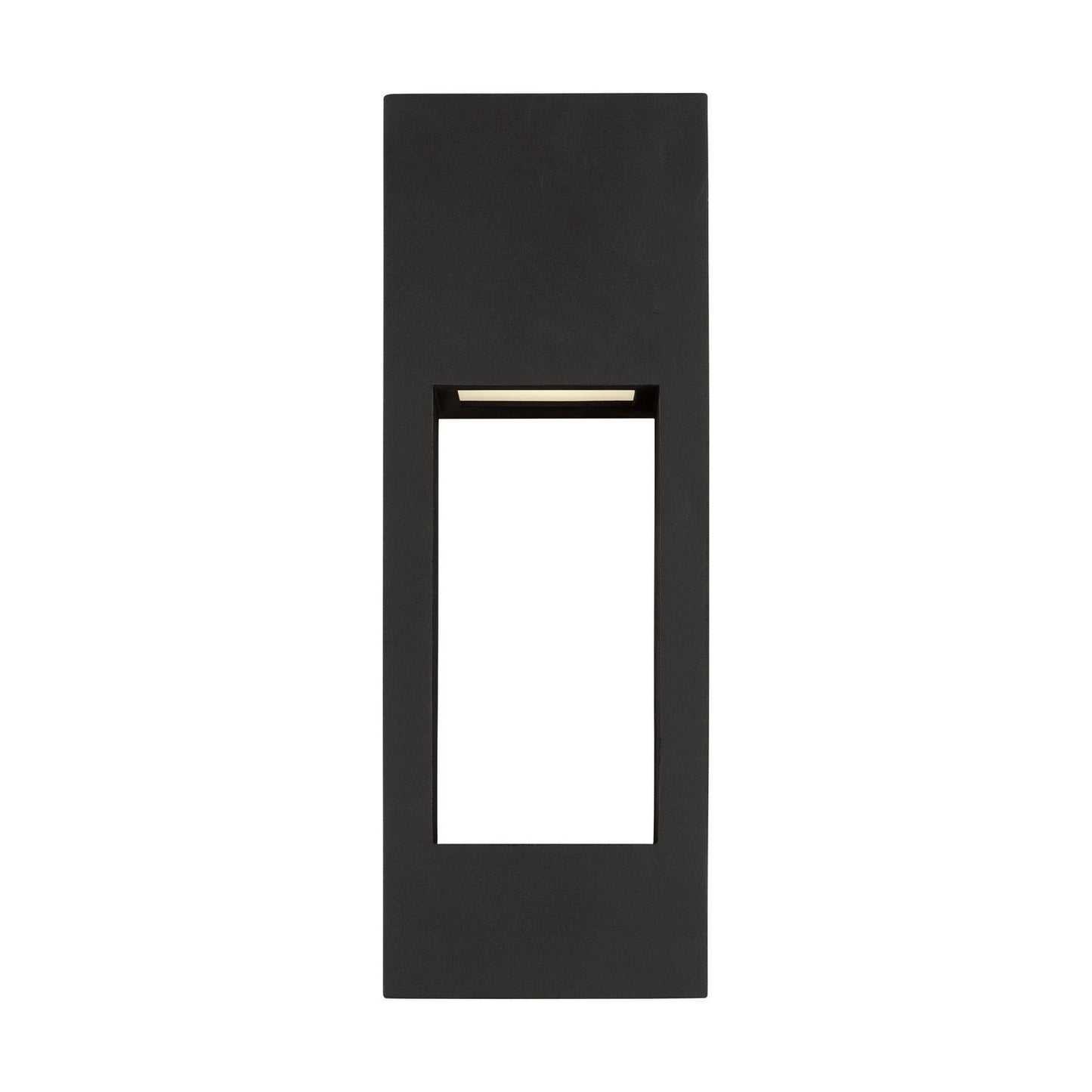 Testa LED Outdoor Wall Lantern in Black