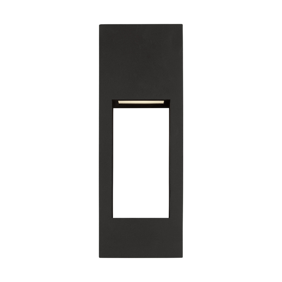 Testa LED Outdoor Wall Lantern in Black