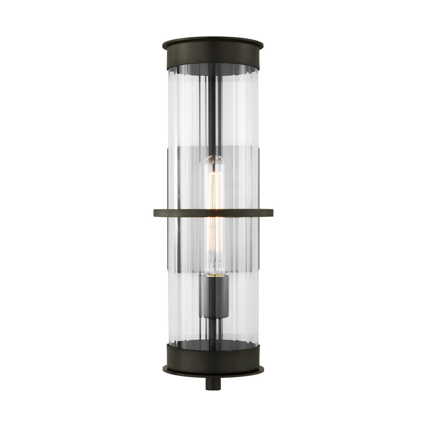 Alcona One Light Outdoor Wall Lantern in Antique Bronze