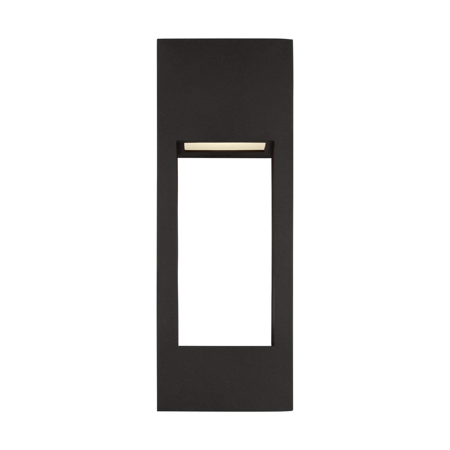 Testa LED Outdoor Wall Lantern in Black