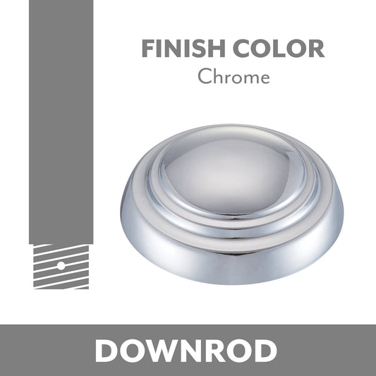 Minka Aire Ceiling Fan Downrod Coupler in Chrome