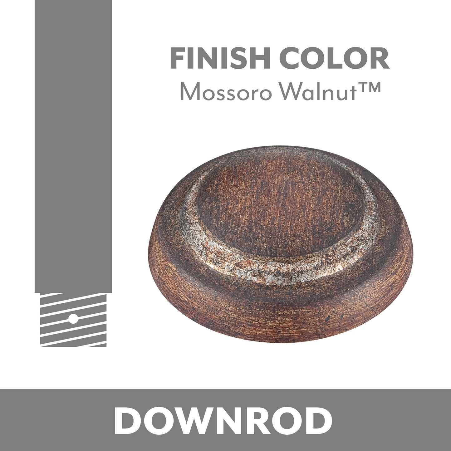 Minka Aire Downrod Coupler in Mossoro Walnut