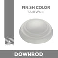 Minka Aire Downrod Coupler in Shell White
