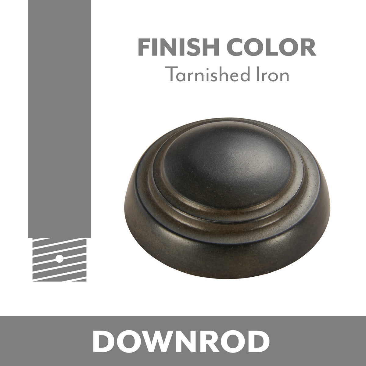 Minka Aire Ceiling Fan Downrod Coupler in Tarnished Iron