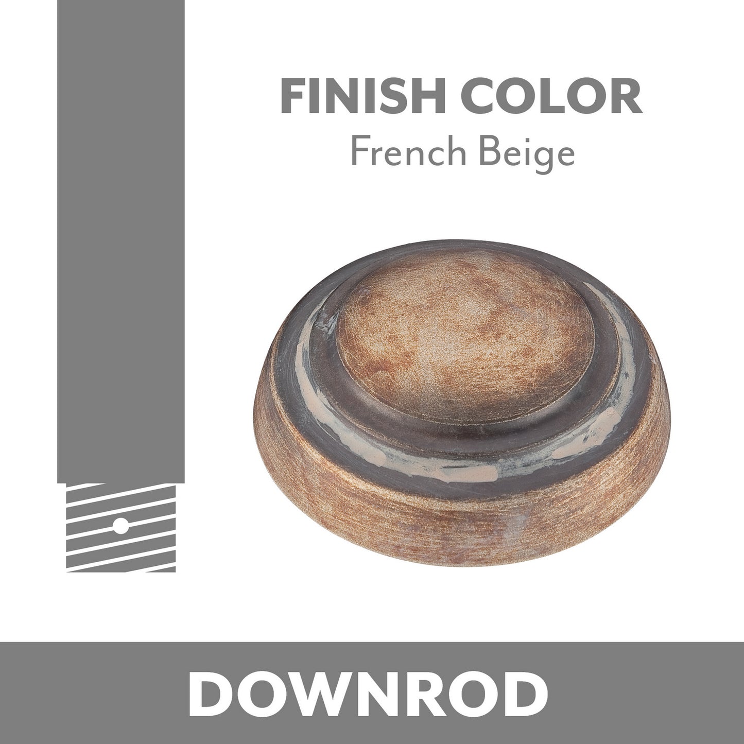 Down Rod in French Beige