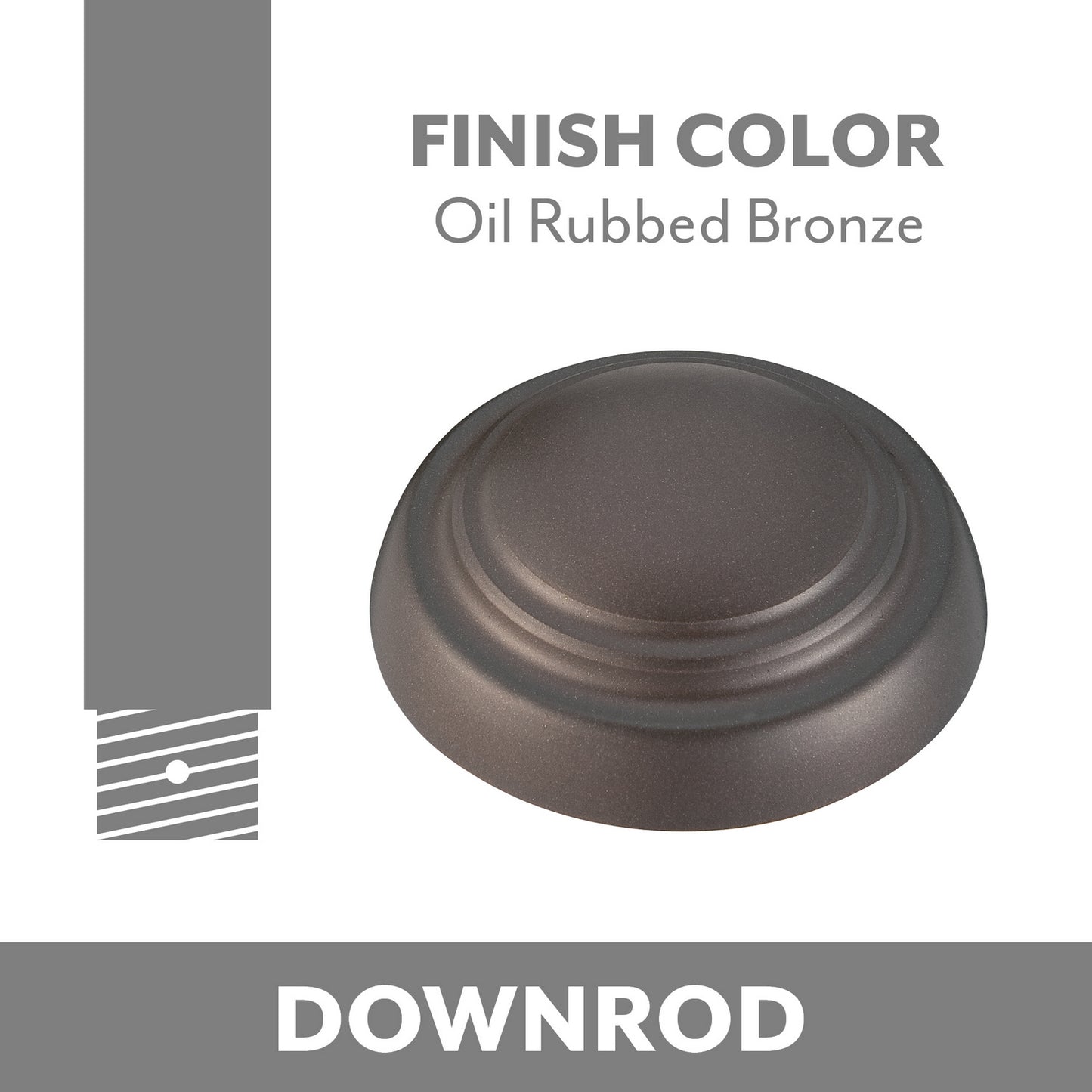 Minka Aire Down Rod in Oil Rubbed Bronze