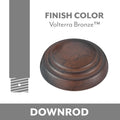 Minka Aire Down Rod in Volterra Bronze
