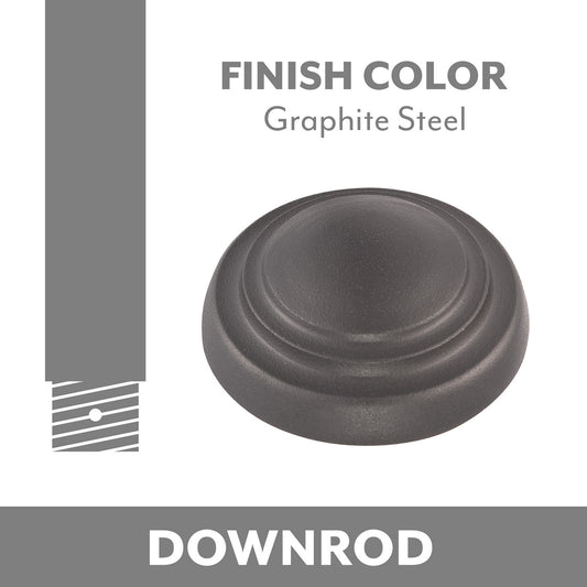 Minka Aire Ceiling Fan Downrod in Graphite Steel