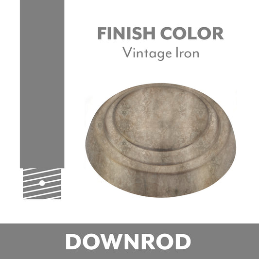 Ceiling Fan Downrod in Vintage Iron