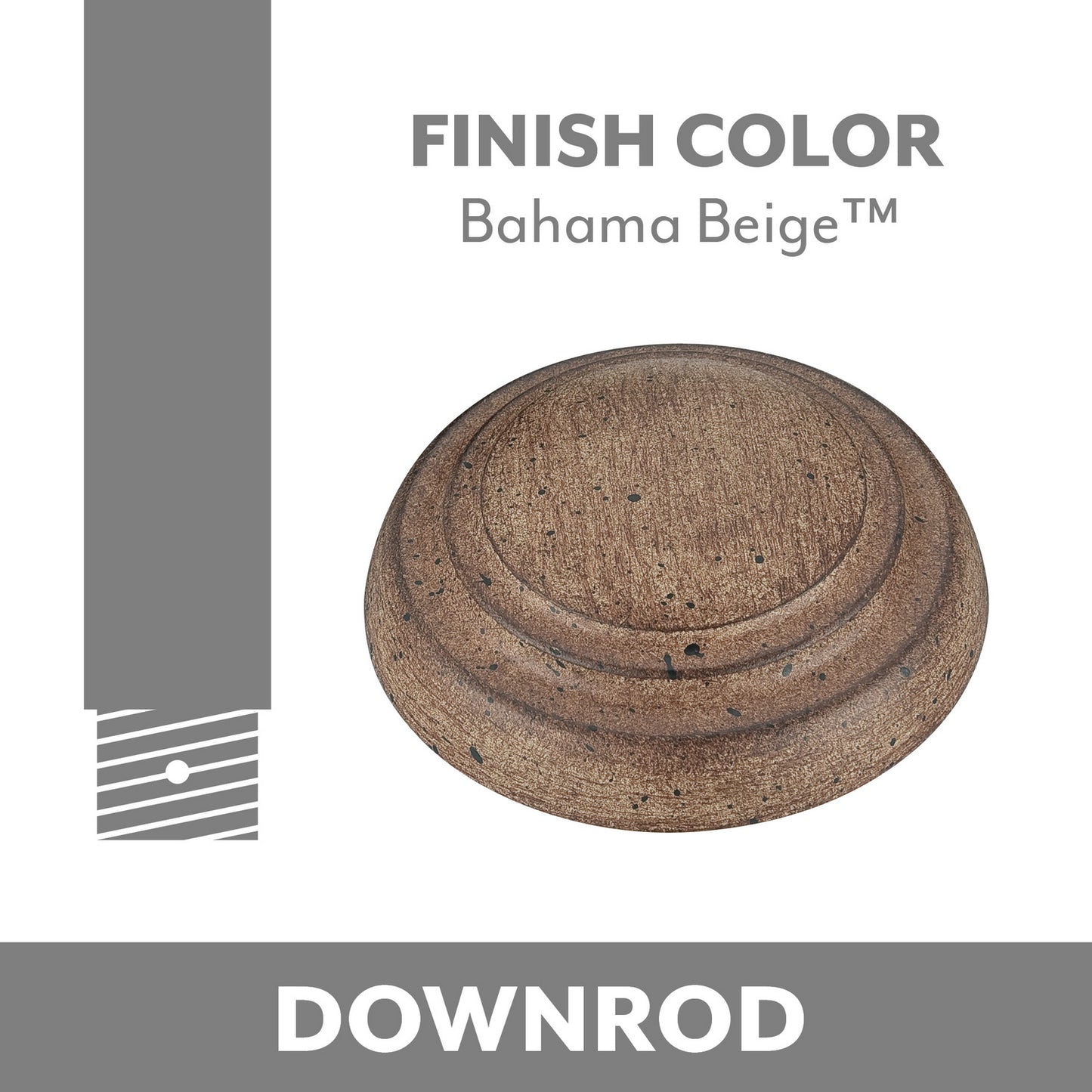 Minka Aire Down Rod in Bahama Beige