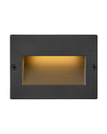 Taper LED Step Light in Satin Black