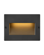 Taper LED Step Light in Satin Black